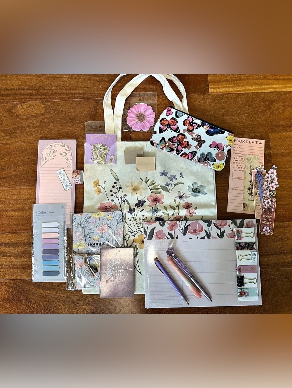 Beautiful Floral Stationery Bundle
